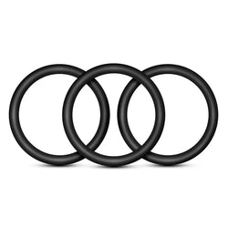Performance Plus VS1 Penis Rings Black 3-Pack
