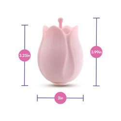 Play With Me Romantic Rose Vibrator Pink