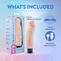 Au Naturel Big Easy Dildo Beige 9"