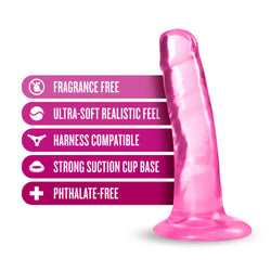 B Yours Plus Hard N Happy G-Spot Dildo Pink 5.5"