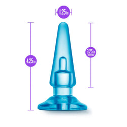 B Yours Basic Blue Anal Plug 4-Inch