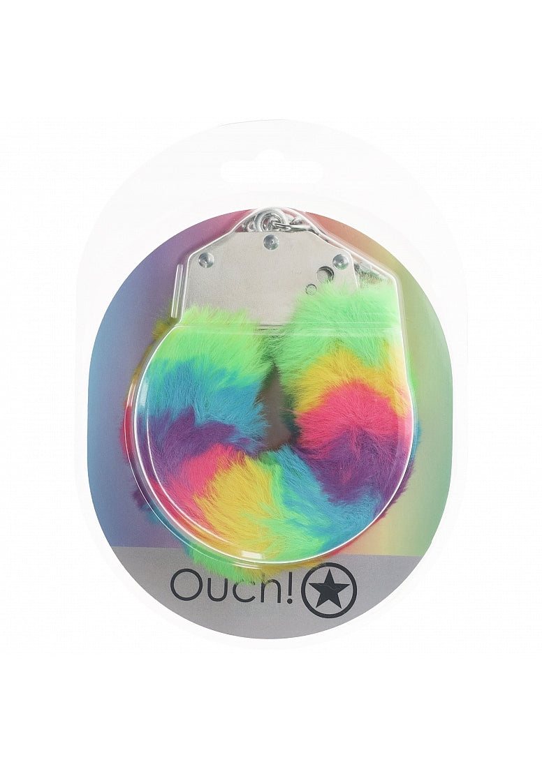 Ouch! Heavy-Duty Fluffy Handcuffs Multicolor 1