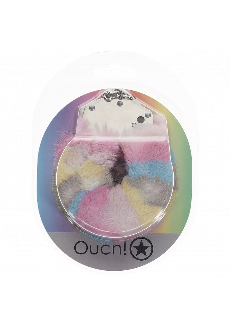 Ouch! Heavy-Duty Fluffy Handcuffs Multicolor 2