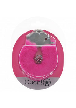 Ouch! Heavy-Duty Fluffy Handcuffs Pink