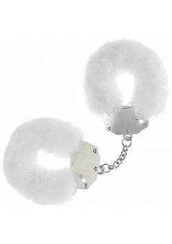 Ouch! Heavy-Duty Fluffy Handcuffs White