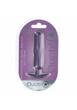 Ouch! Oblong Anal Plug Metallic Purple