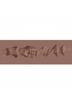 Xkin RAW Velvet Vice Large Masturbator Brown
