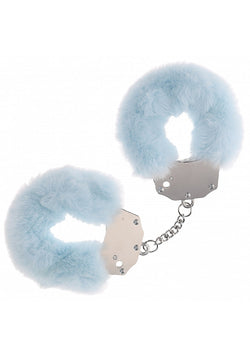 Ouch! Heavy-Duty Fluffy Handcuffs Powder Blue