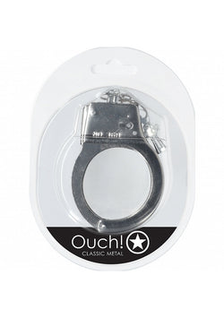 Ouch! Classic Metal Handcuffs Silver