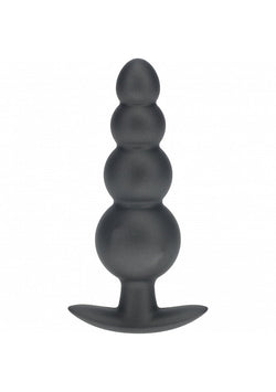 Ouch! Beaded Anal Plug Gun Metal