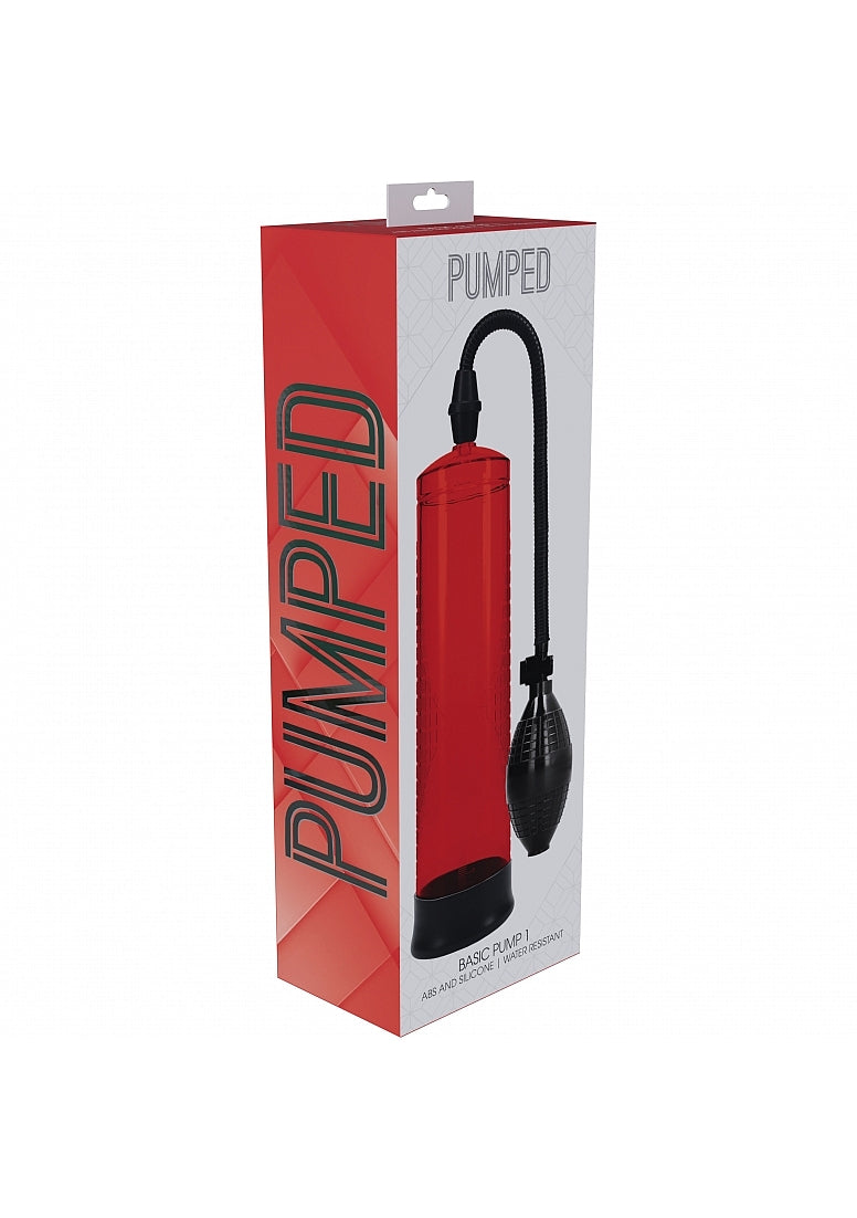 PUMPED Basic Pump 1 Water Resistant Red