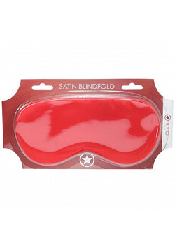 Ouch! Red Satin Blindfold Mask