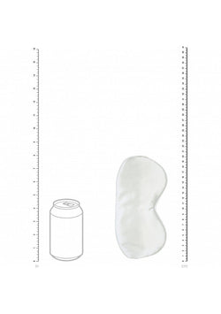 Ouch! Silver Satin Blindfold Mask