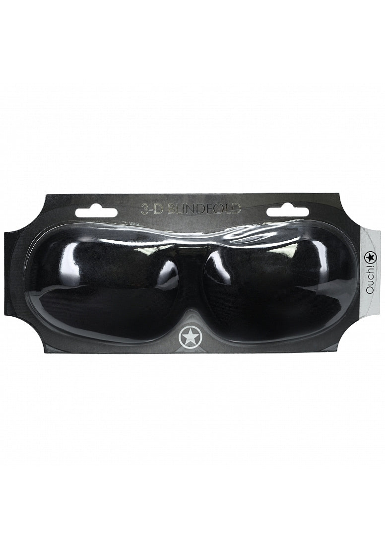 Ouch! Black 3D Blindfold Mask