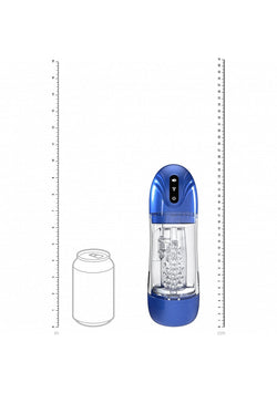 PUMPED SonicPull Masturbator Metallic Blue