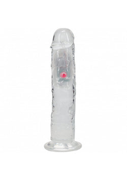 RealRock LED Vibrating Dildo No Balls 8"
