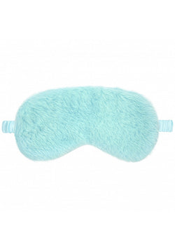 Ouch! Powder Blue Fluffy Blindfold Mask