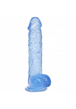 Realrock Realistic Dildo with Balls Blue 5"