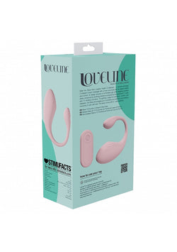 Loveline Wave C-Shape Vibe Remote Pink
