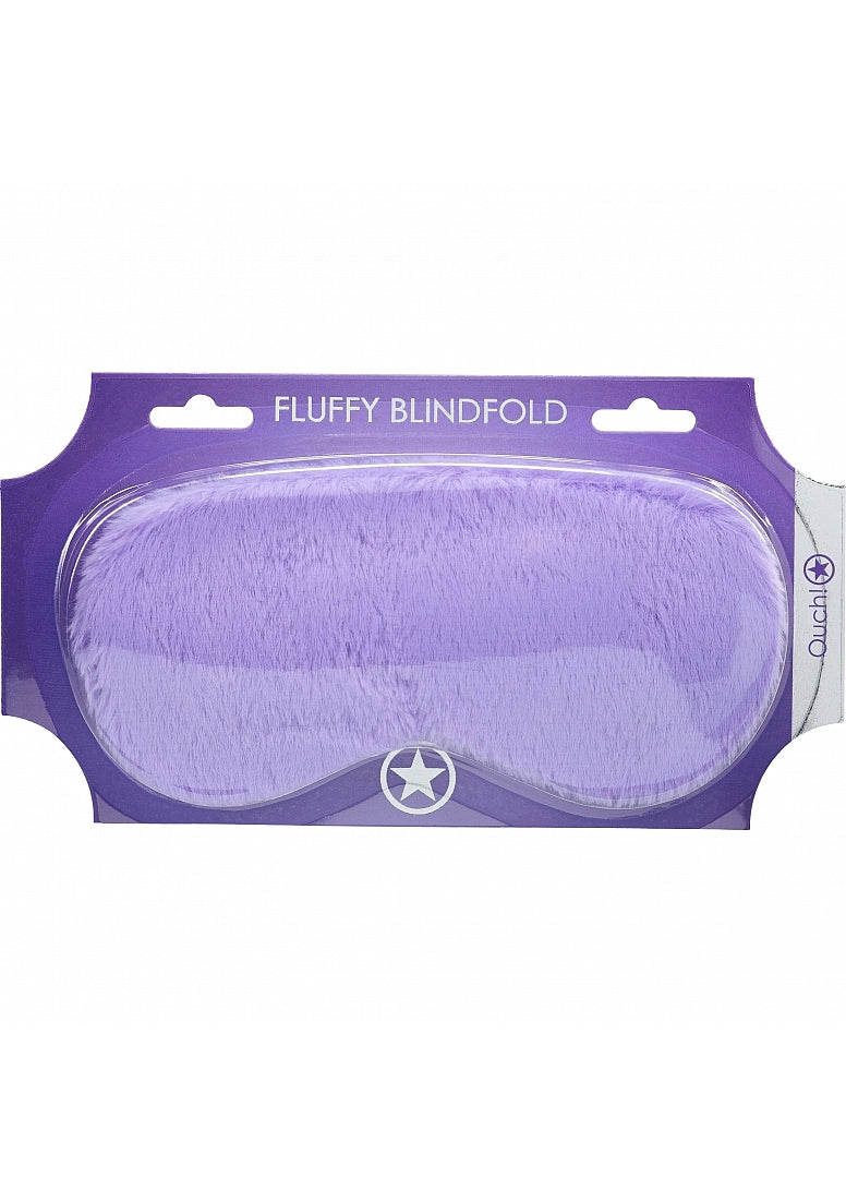 Ouch! Purple Fluffy Blindfold Mask