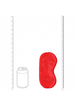 Ouch! Red Satin Blindfold Mask