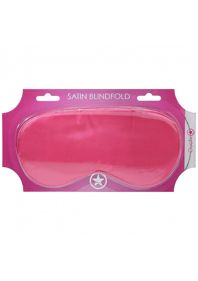 Ouch! Pink Satin Blindfold Mask