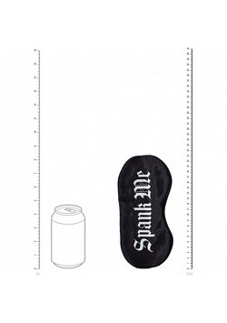 Ouch! Spank Me Satin Mask Black