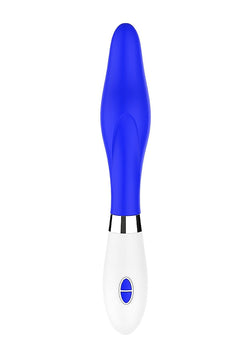 Athamas Ultra Soft Silicone Vibrator Neon Royal Blue