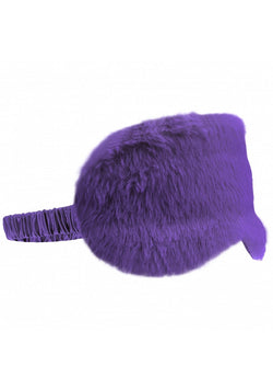 Ouch! Purple Fluffy Blindfold Mask