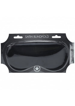 Ouch! Black Satin Blindfold Mask