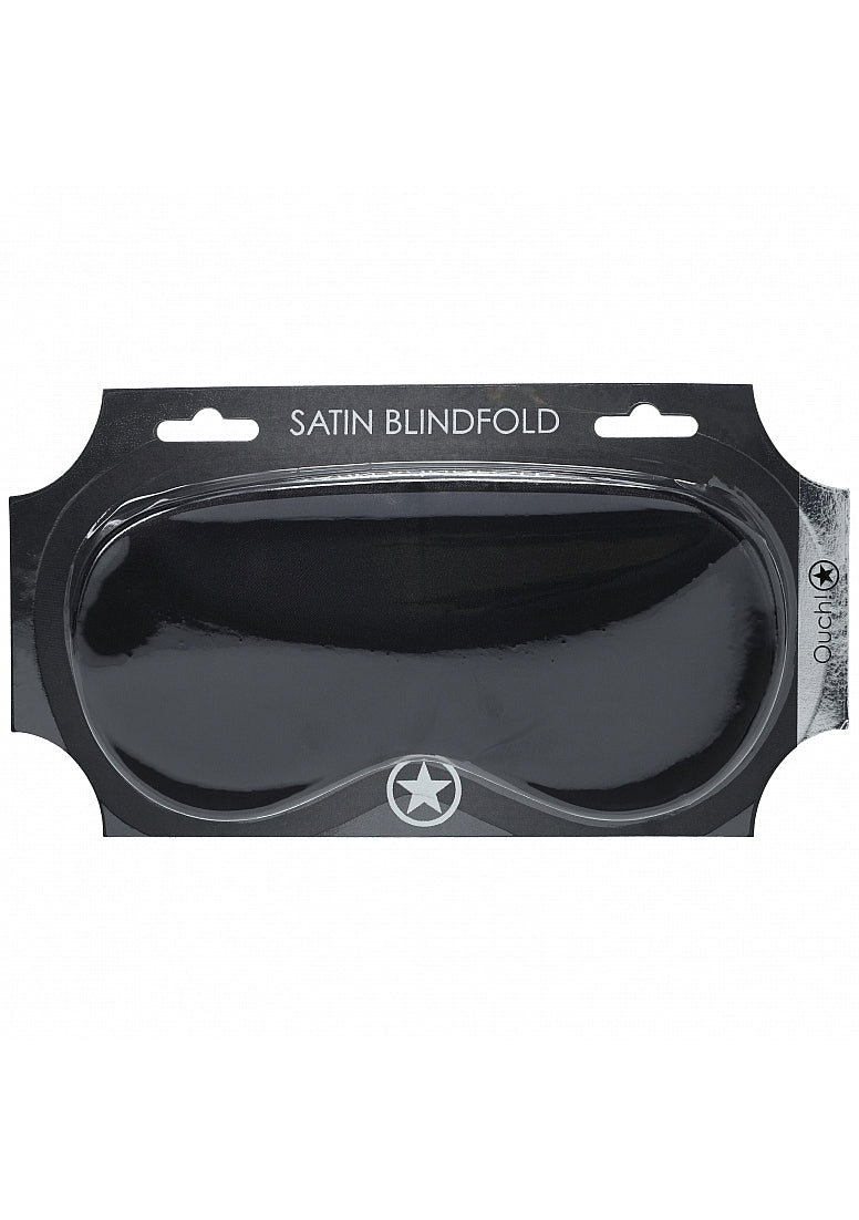Ouch! Black Satin Blindfold Mask