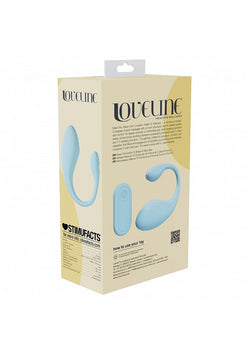Loveline Wave C-Shape Vibe Remote Blue