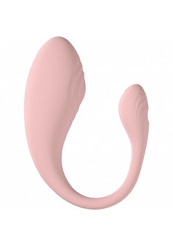 Loveline Wave C-Shape Vibe Remote Pink