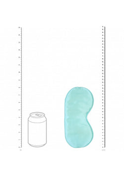 Ouch! Powder Blue Satin Blindfold Mask