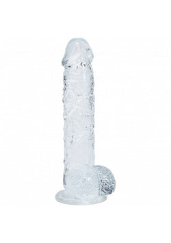 RealRock CC Dildo Balls Transparent 5"