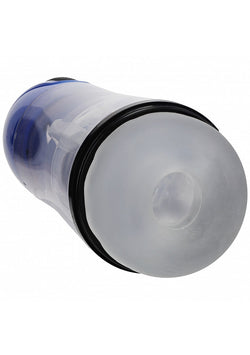PUMPED SonicPull Masturbator Metallic Blue