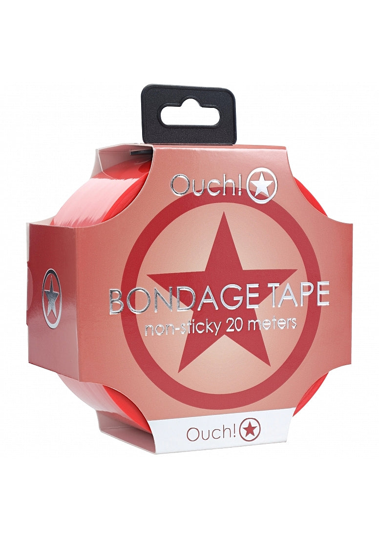 Ouch! Red PVC Bondage Tape 20m