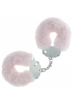 Ouch! Heavy-Duty Fluffy Handcuffs Powder Pink