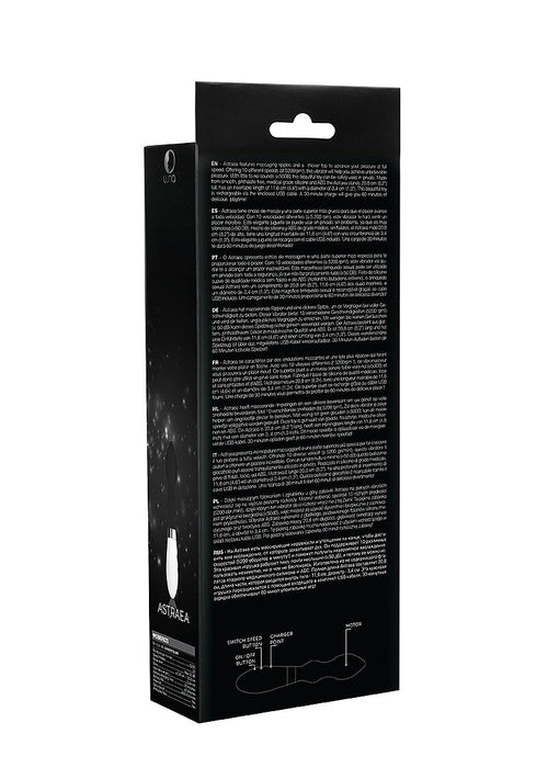 Astraea Rechargeable Vibrator Black