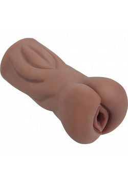 Xkin Riley Rearview Small TPE Masturbator Brown