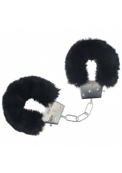 Ouch! Classic Fluffy Handcuffs Black