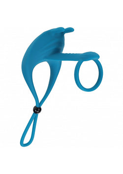 LEVELZ Bunny Vibe Lasso Cock Ring Teal