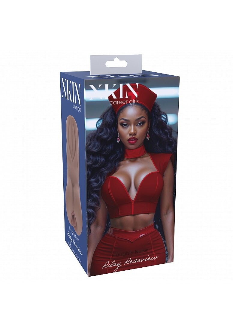 Xkin Riley Rearview Small TPE Masturbator Brown