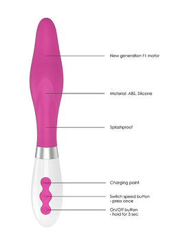 Athamas Rechargeable Vibrator Pink