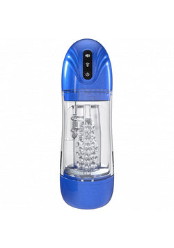PUMPED SonicPull Masturbator Metallic Blue