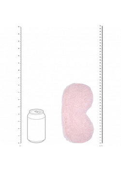 Ouch! Powder Pink Fluffy Blindfold Mask