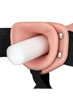 RealRock Hollow Strap-On Without Balls 6"