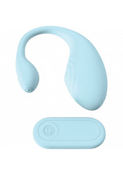 Loveline Wave C-Shape Vibe Remote Blue