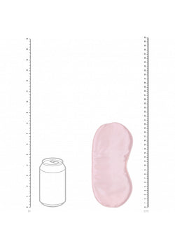 Ouch! Powder Pink Satin Blindfold Mask