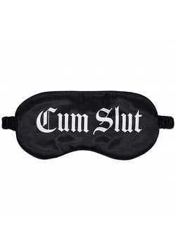 Ouch! Cum Slut Satin Mask Black